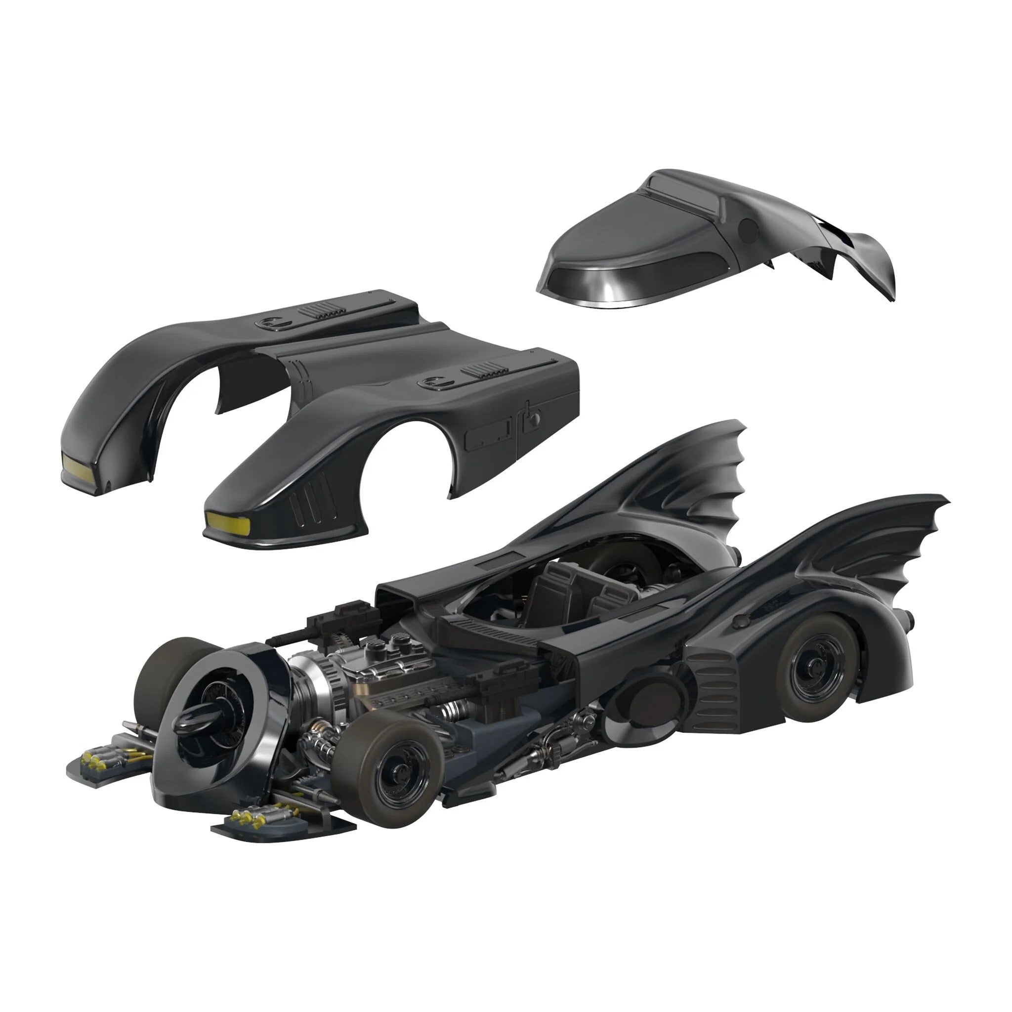 Batman 1989 - Super Cyborg Batmobile with Removable Panels - Super7