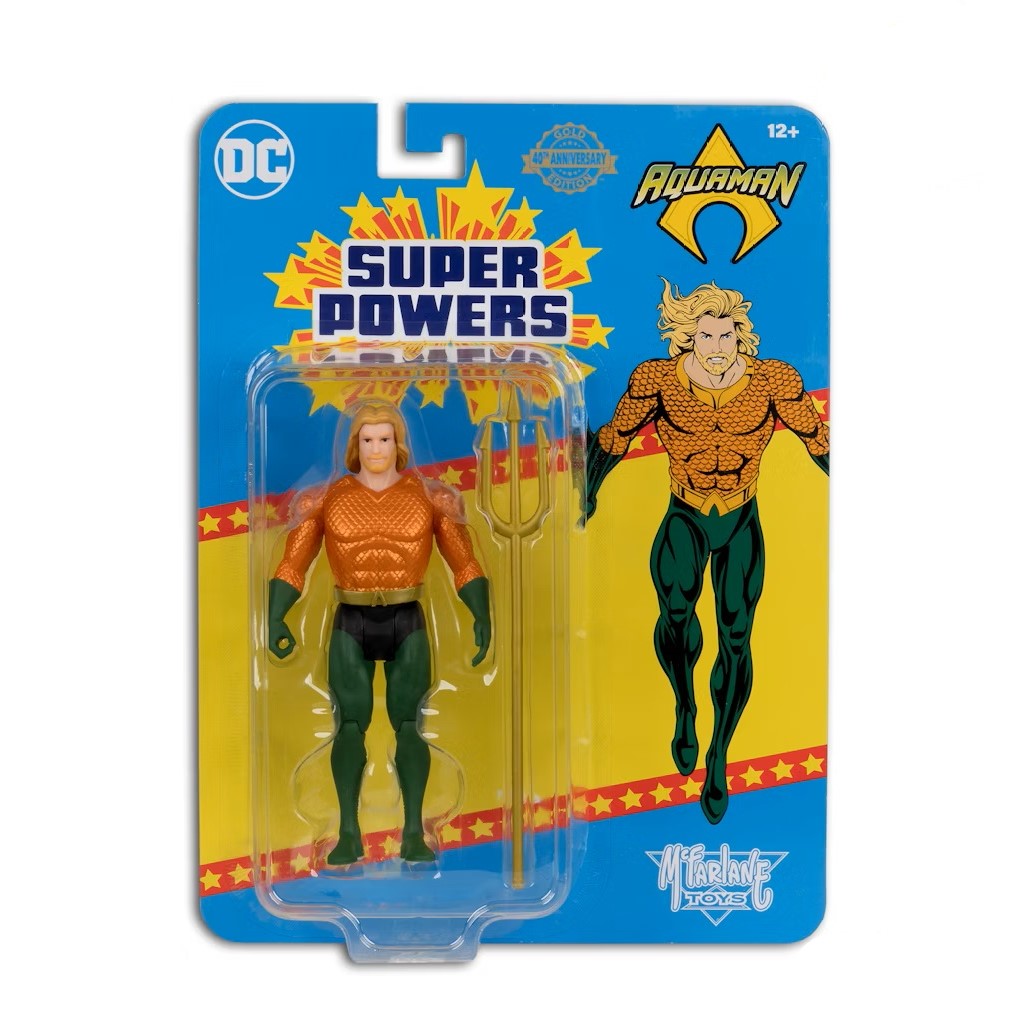 DC Direct Super Powers 2024 Aquaman Gold - McFarlane Toys