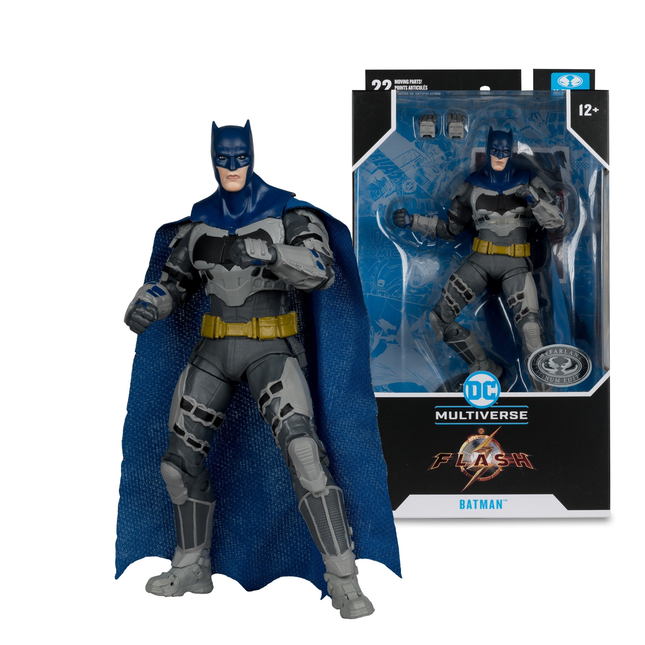 DC Multiverse Flash Movie Batman Blue/Grey PLATINUM - McFarlane Toys