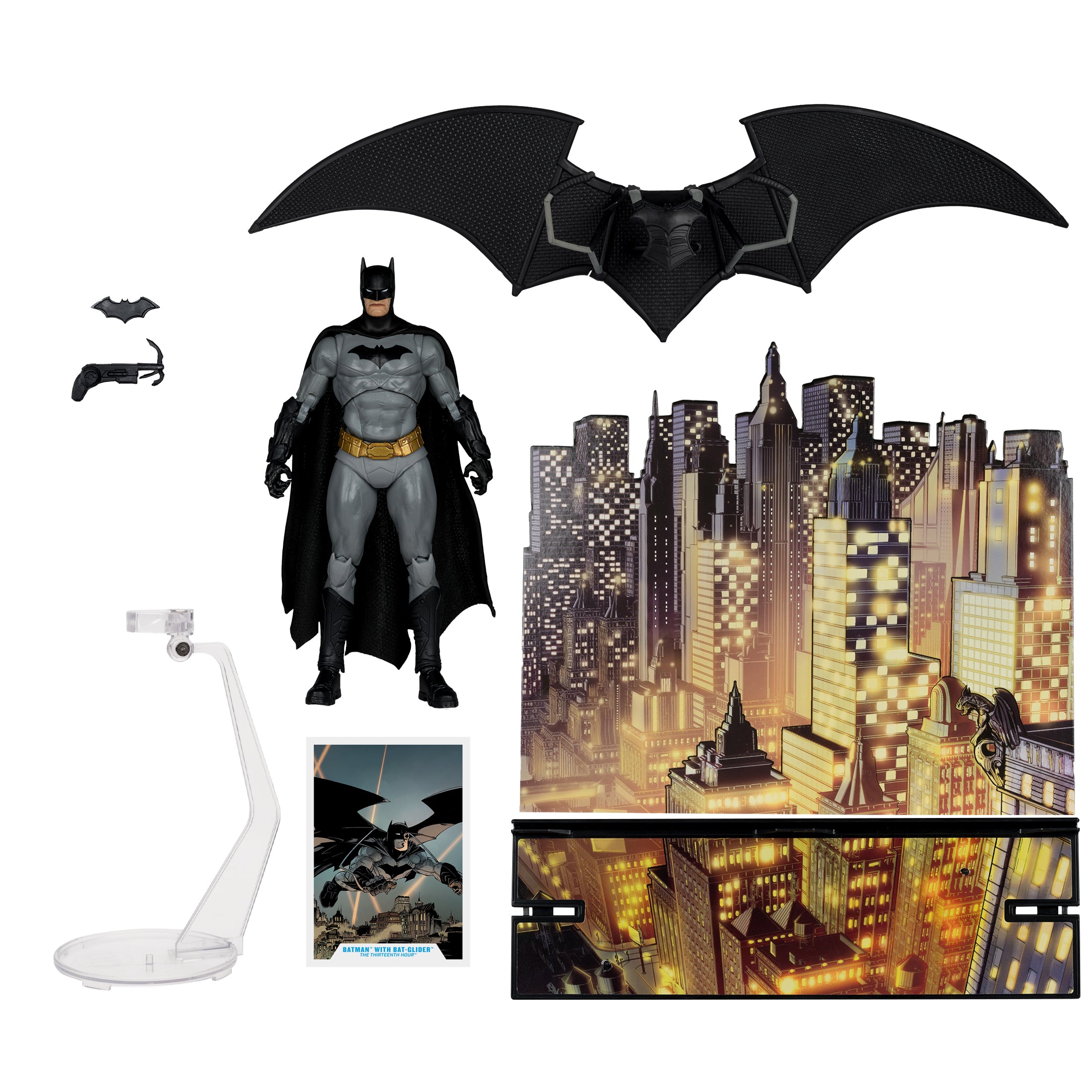 DC Multiverse The Thirteenth Hour Batman with Bat-Glider Gold Label - McFarlane