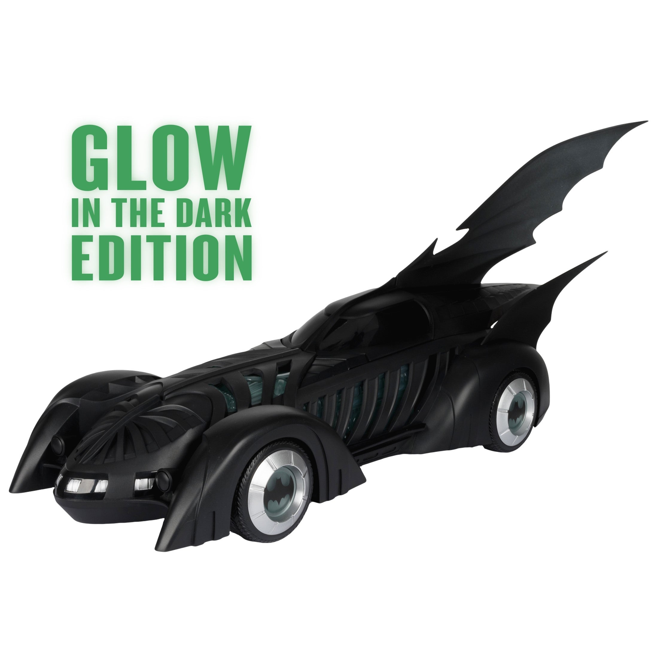 DC Multiverse Batman Forever Batmobile Glow in the Dark Gold Label - McFarlane