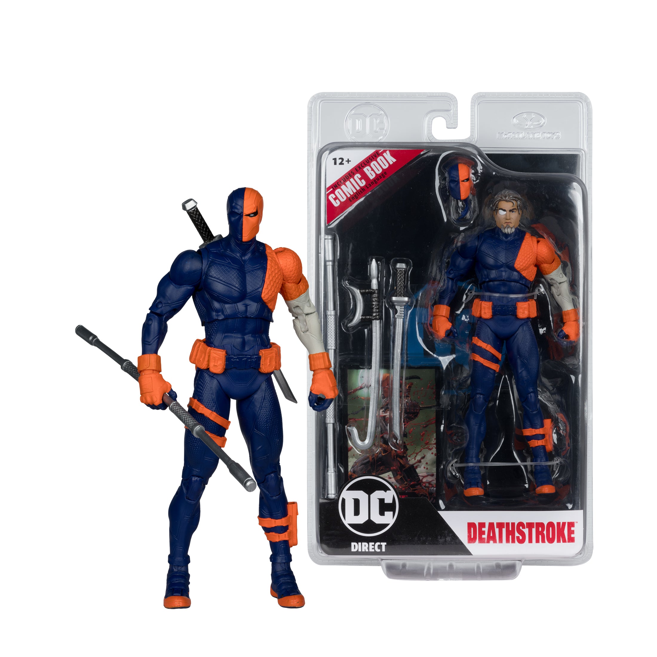 DC Direct Page Punchers DC Rebirth 7" Deathstroke with Comic