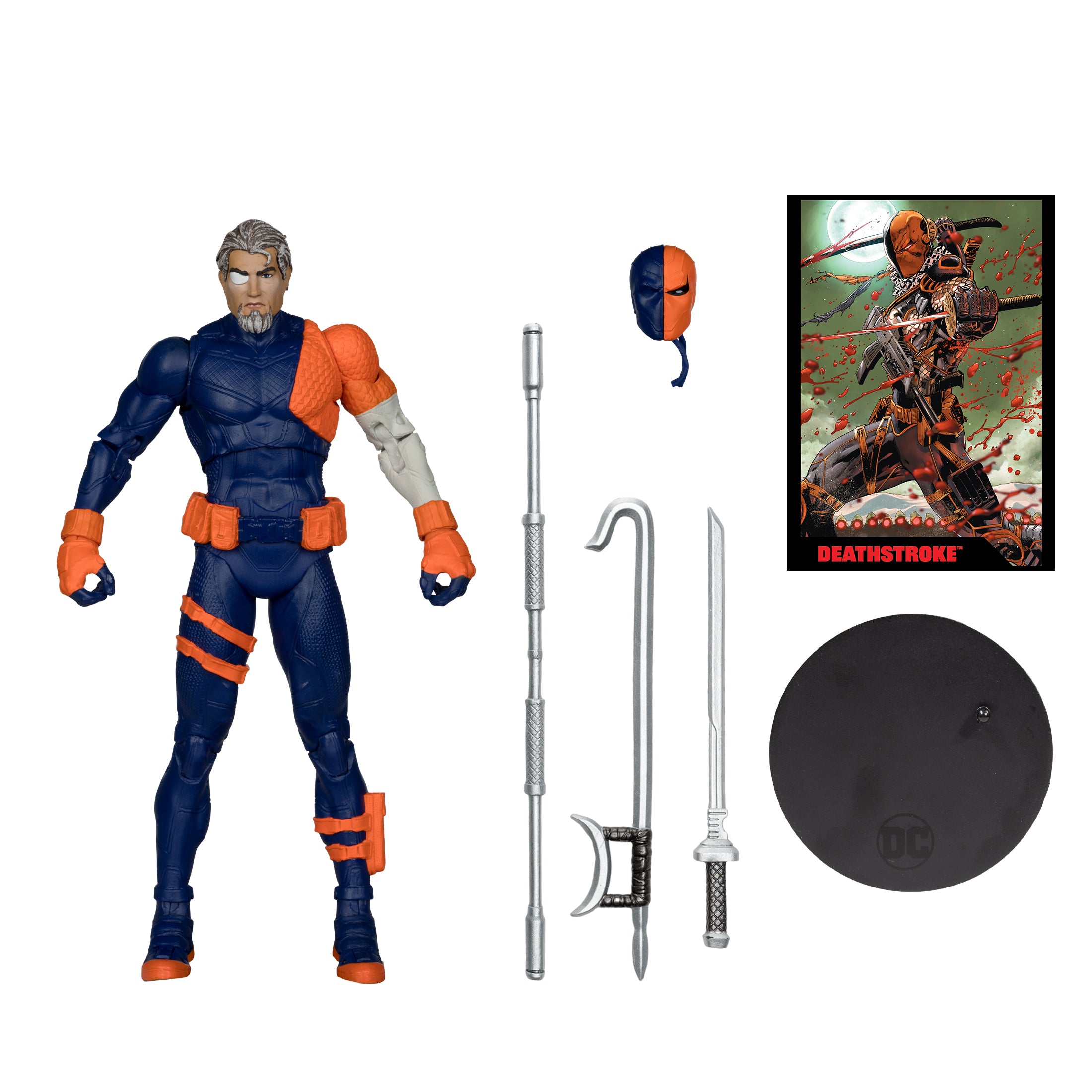 DC Direct Page Punchers DC Rebirth 7" Deathstroke with Comic - 0