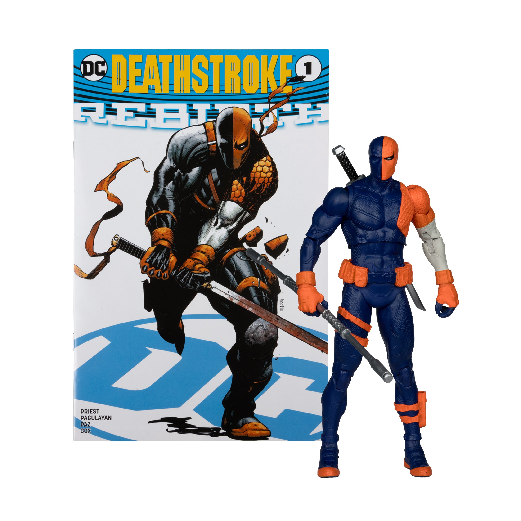 DC Direct Page Punchers DC Rebirth 7" Deathstroke with Comic