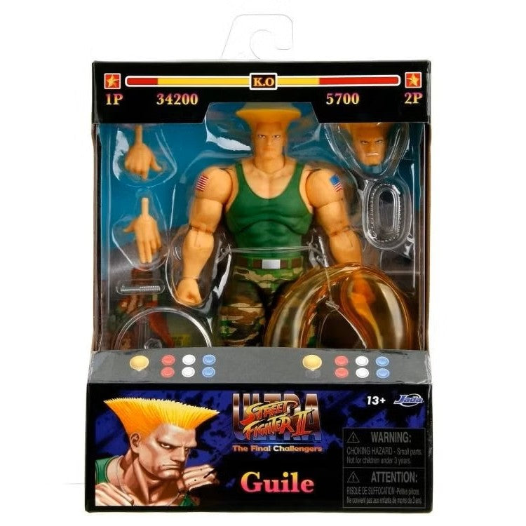 Street Fighter II Guile 6" Figure - Jada Toys