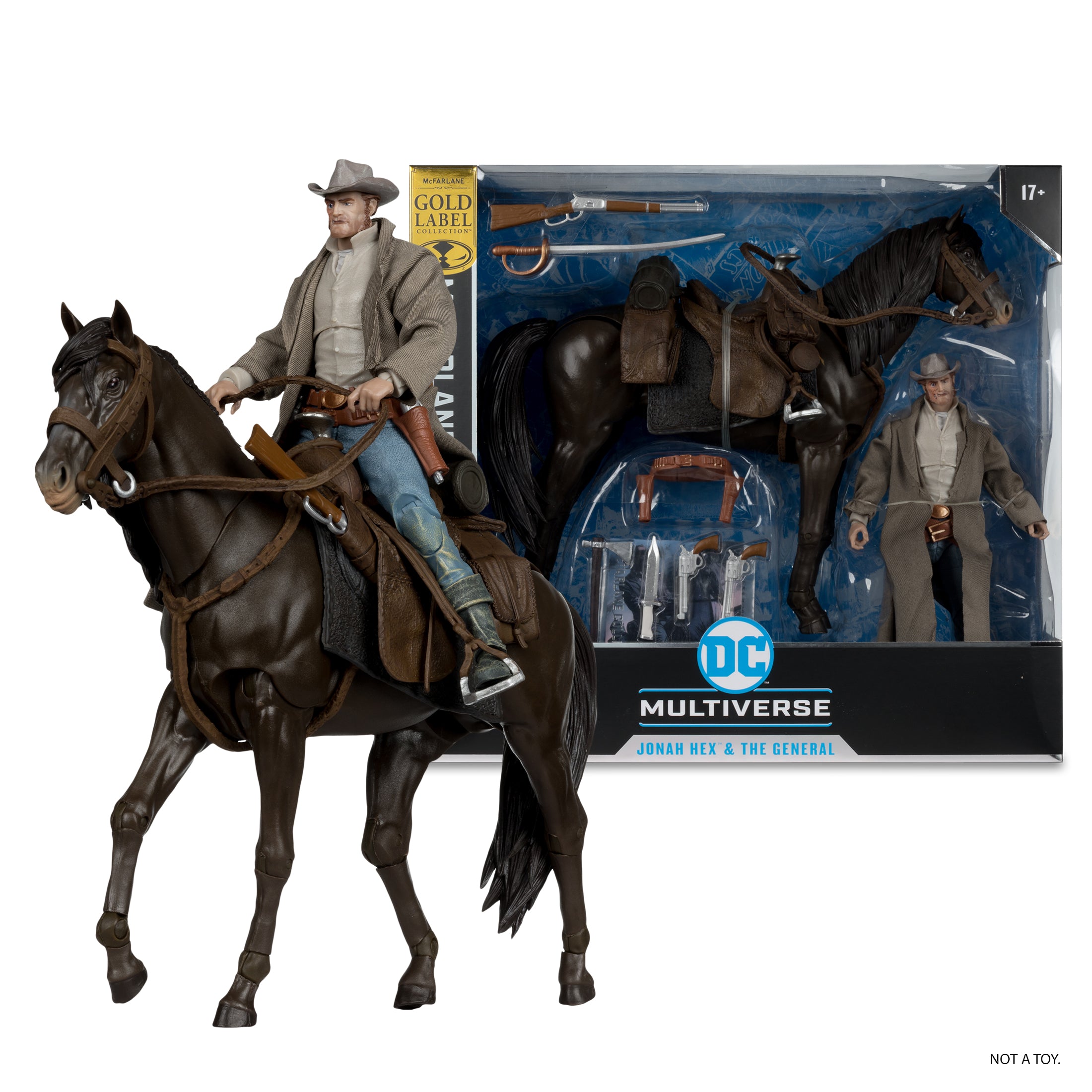 DC Multiverse Jonah Hex with General 2 Pack Gold Label - McFarlane Toys