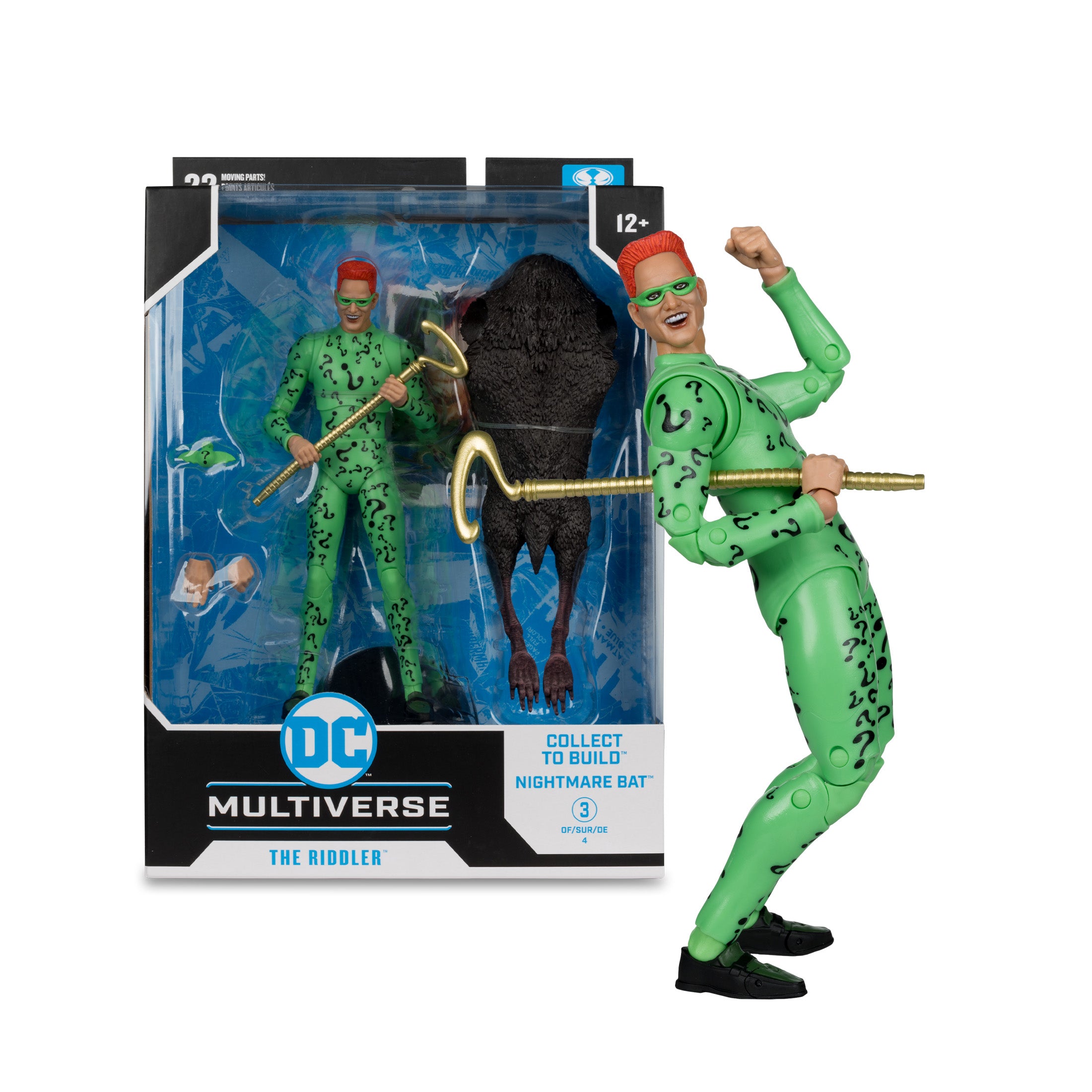 DC Multiverse Batman Forever Movie The Riddler BAF Giant Bat - McFarlane Toys