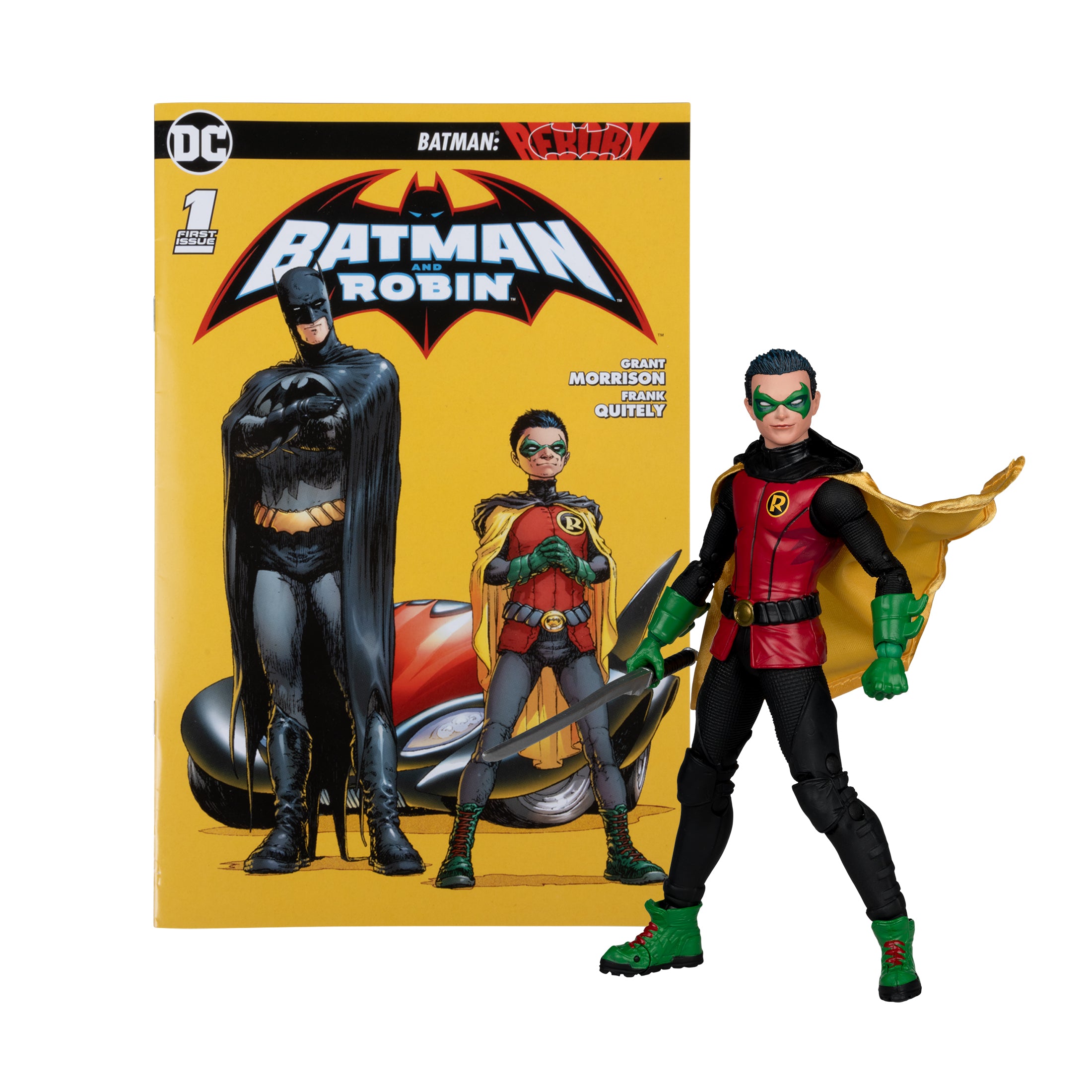 DC Direct Page Punchers Batman Reborn 7" Damian Wayne Robin with Comic