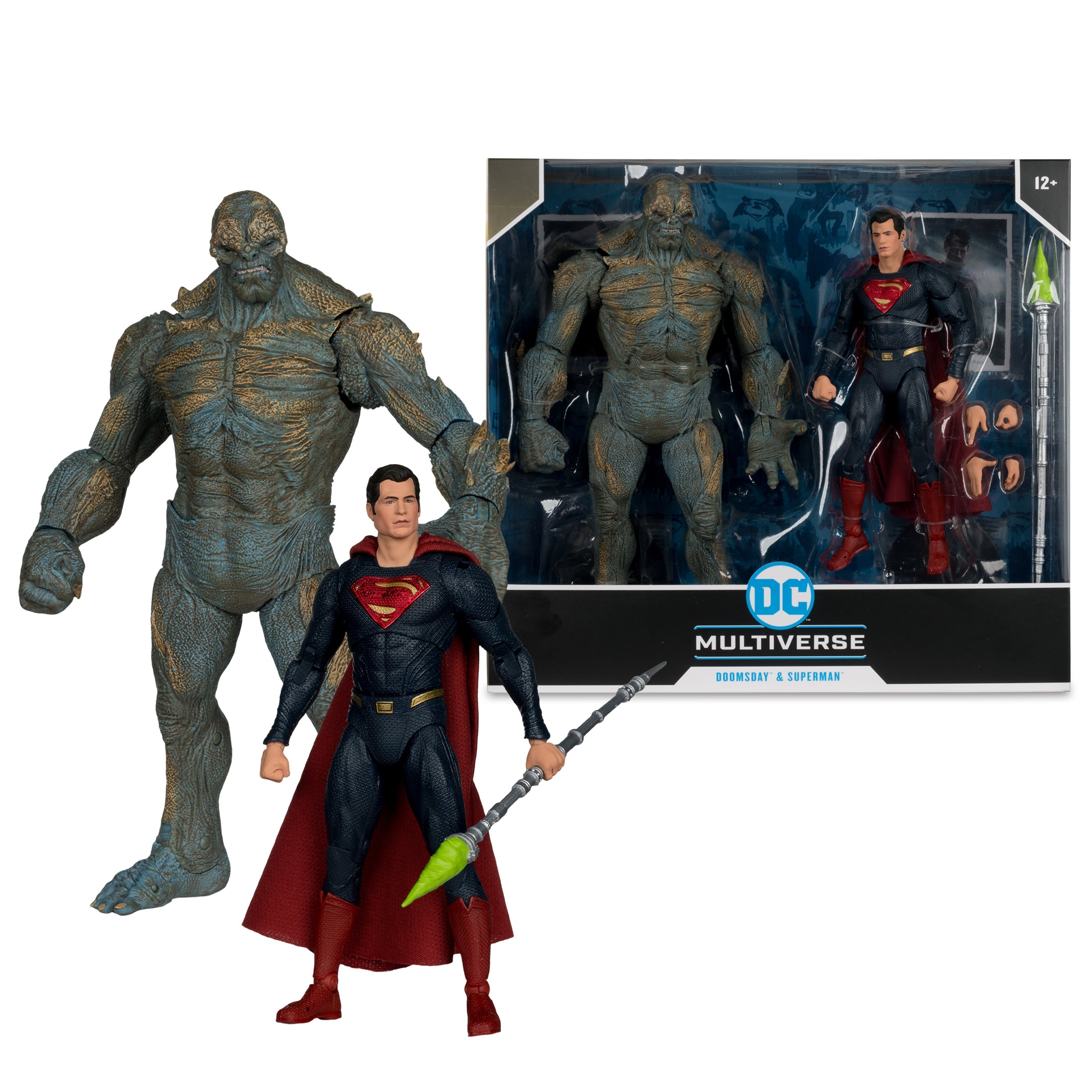 DC Multiverse Batman vs Superman Doomsday vs Superman 2 Pack - McFarlane Toys