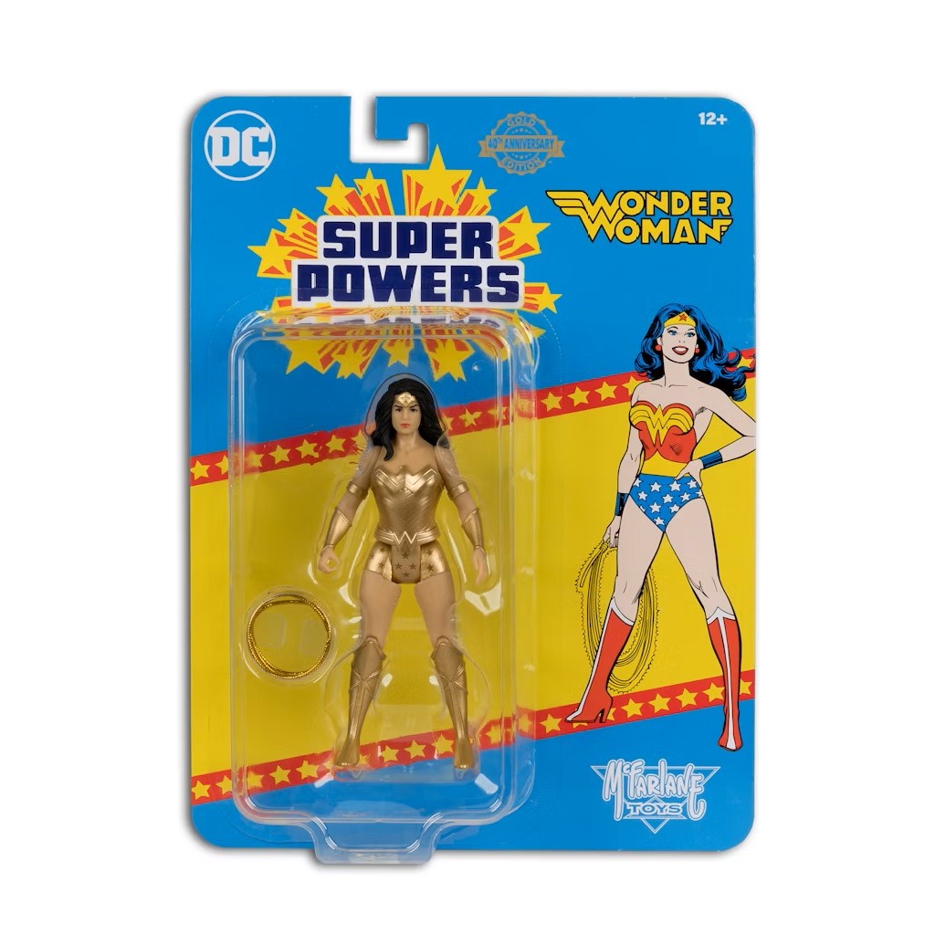 DC Direct Super Powers 2024 Wonder Woman Gold - McFarlane Toys