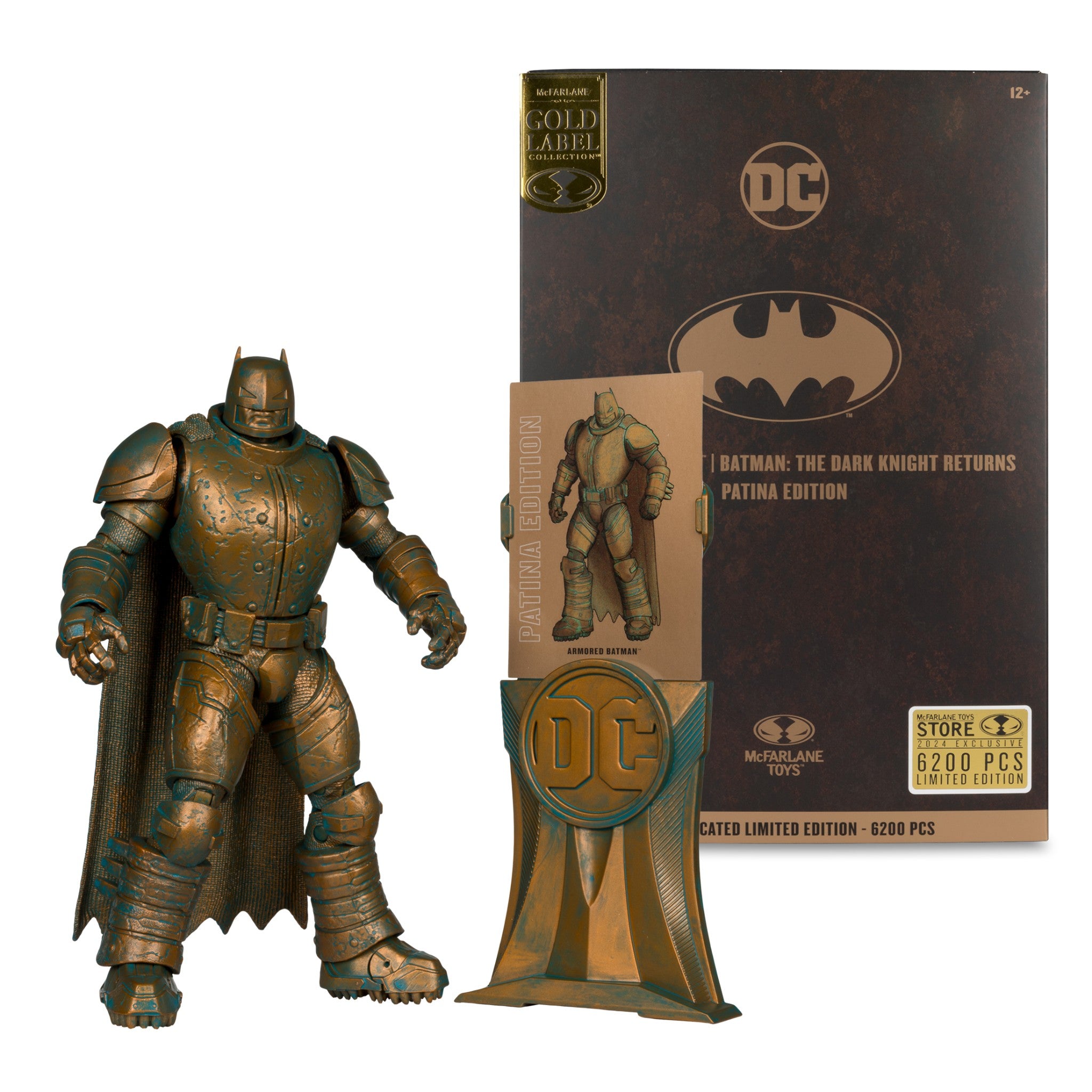 DC Multiverse Patina Dark Knight Returns Armored Batman Gold Label - McFarlane