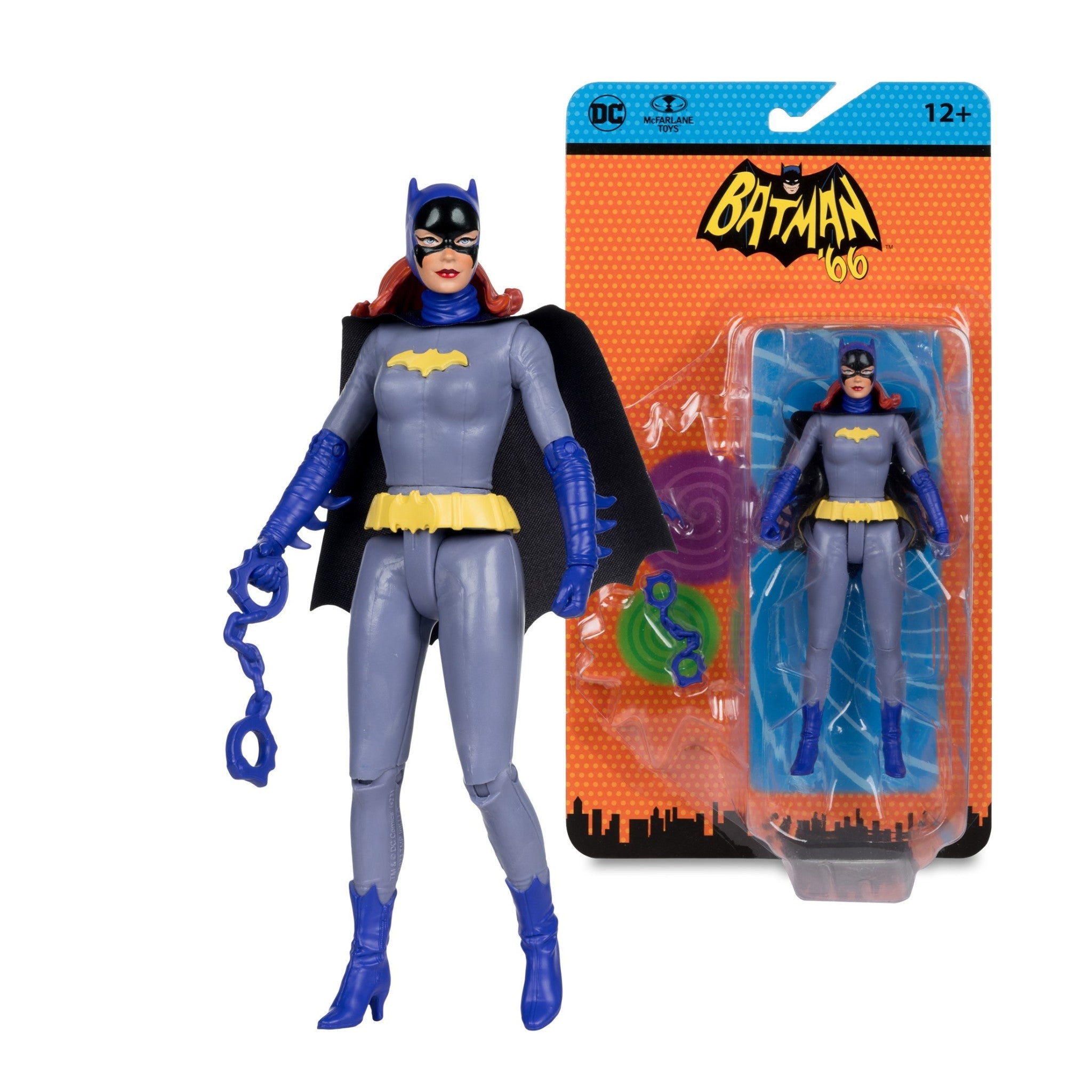 DC Retro Batman Classic TV Series 1966 Batgirl Grey/Blue 6" - McFarlane Toys