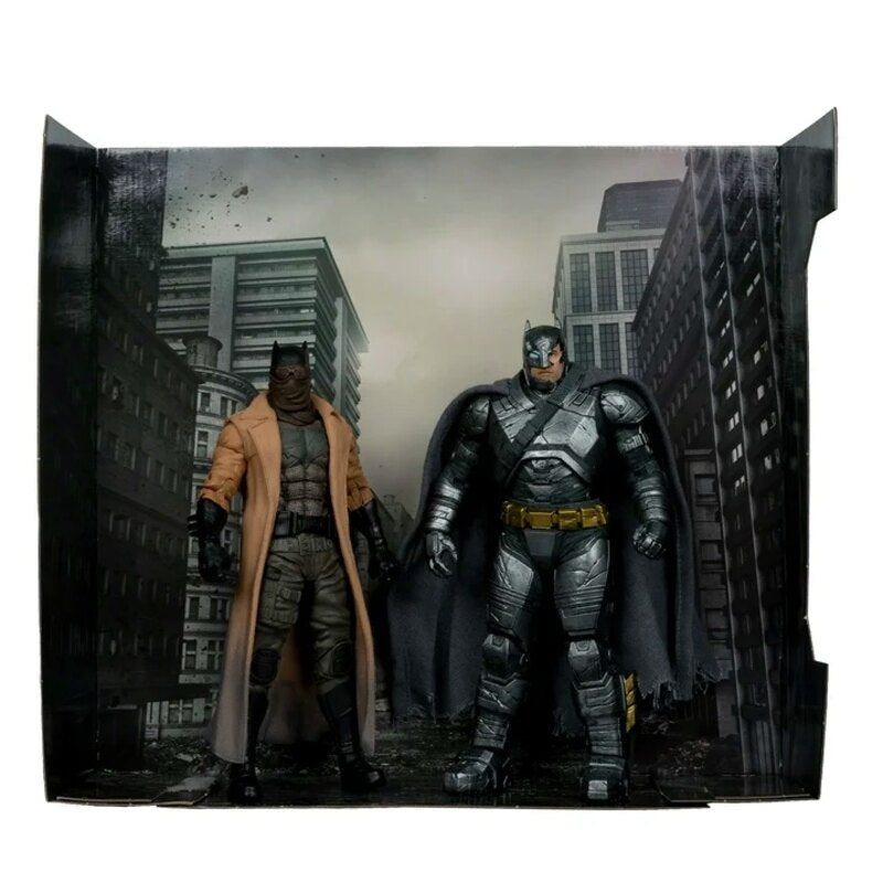 DC Multiverse Batman vs Superman Batman Knightmare & Batman Armored Gold Label