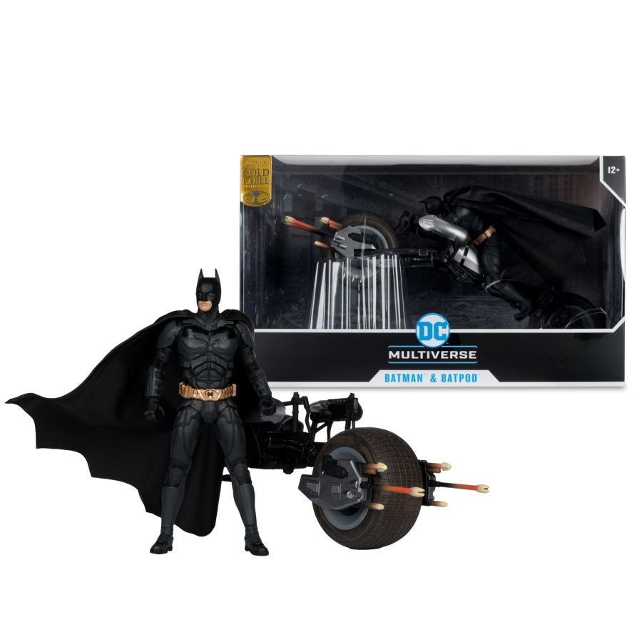 DC Multiverse The Dark Knight Rises Batman & Batpod - McFarlane Toys