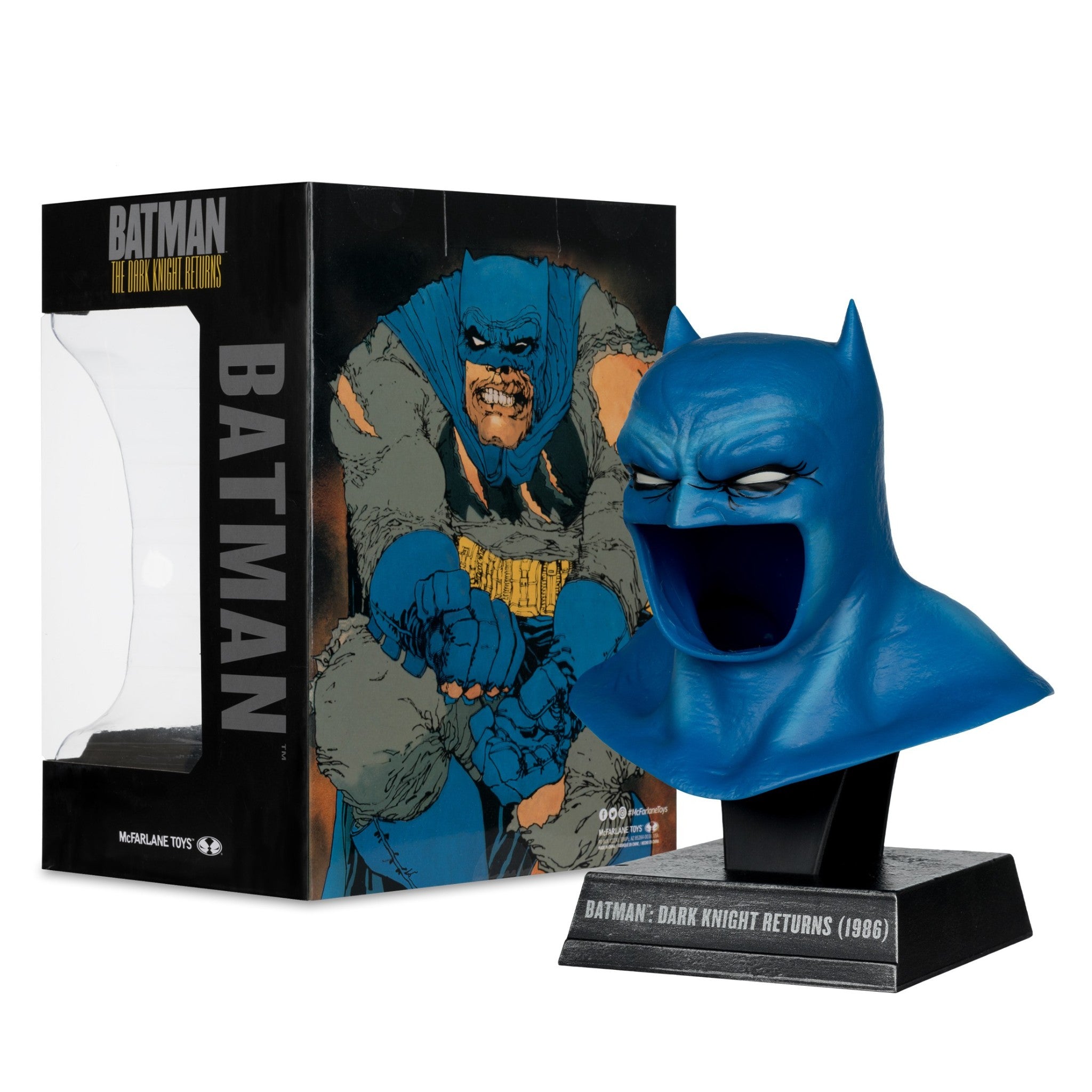 DC Direct Batman Dark Knight Returns Cowl Replica 1:3 Scale - McFarlane Toys