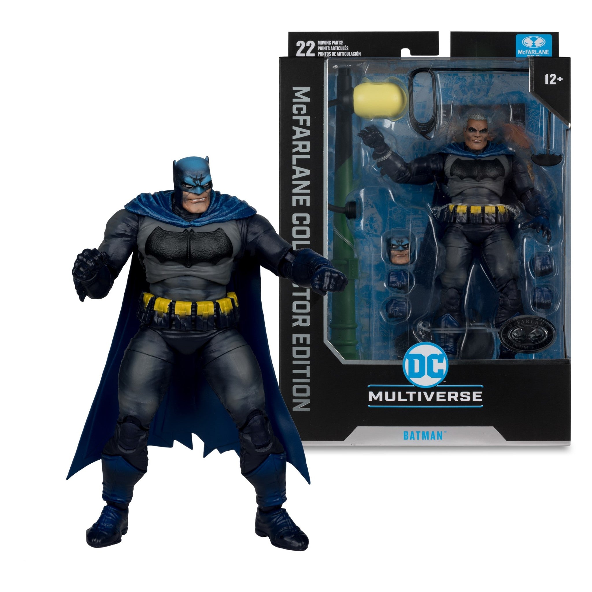 DC Multiverse Collector Edition Batman Dark Knight Return Battle Damage PLATINUM