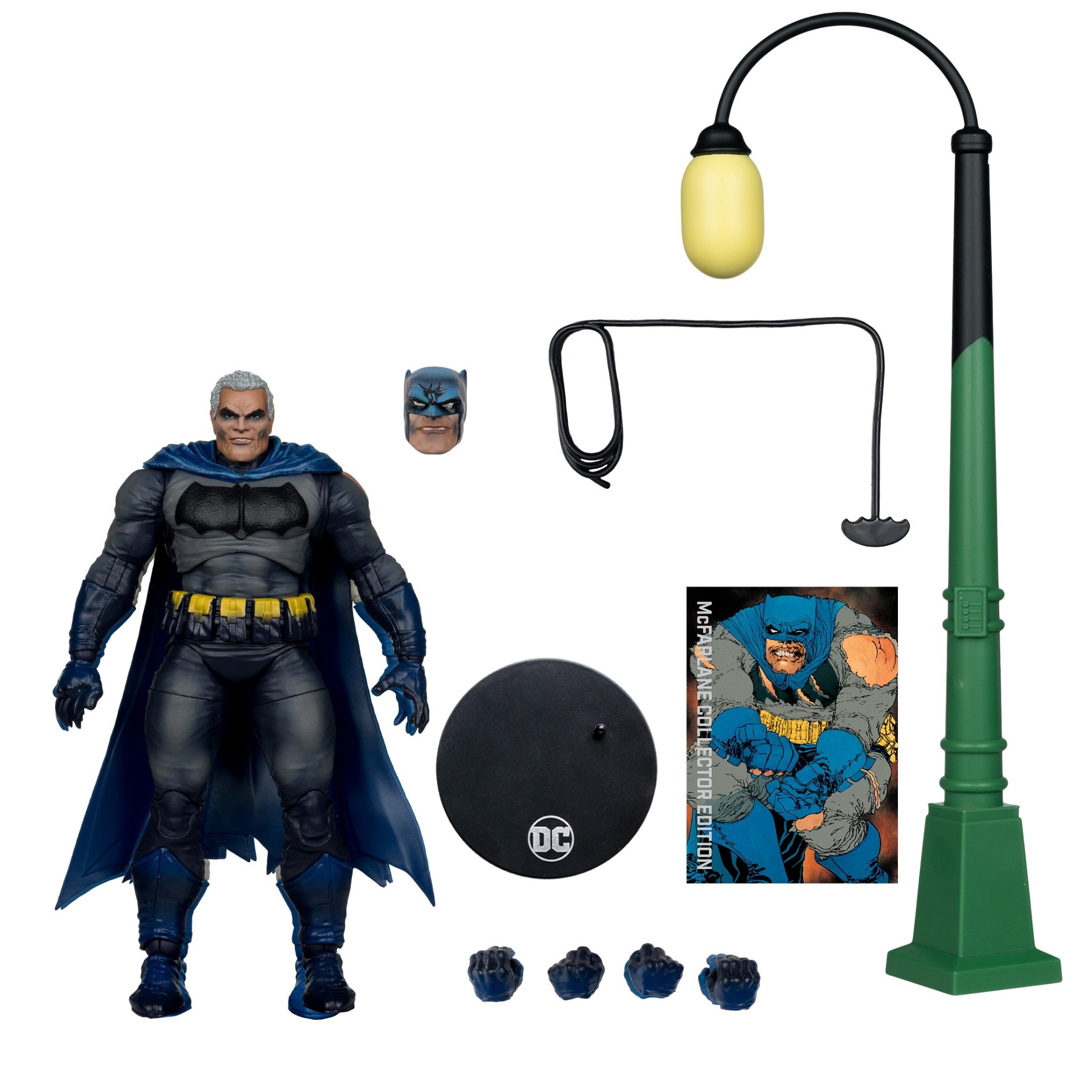 DC Multiverse Collector Edition Batman Dark Knight Return Battle Damage PLATINUM