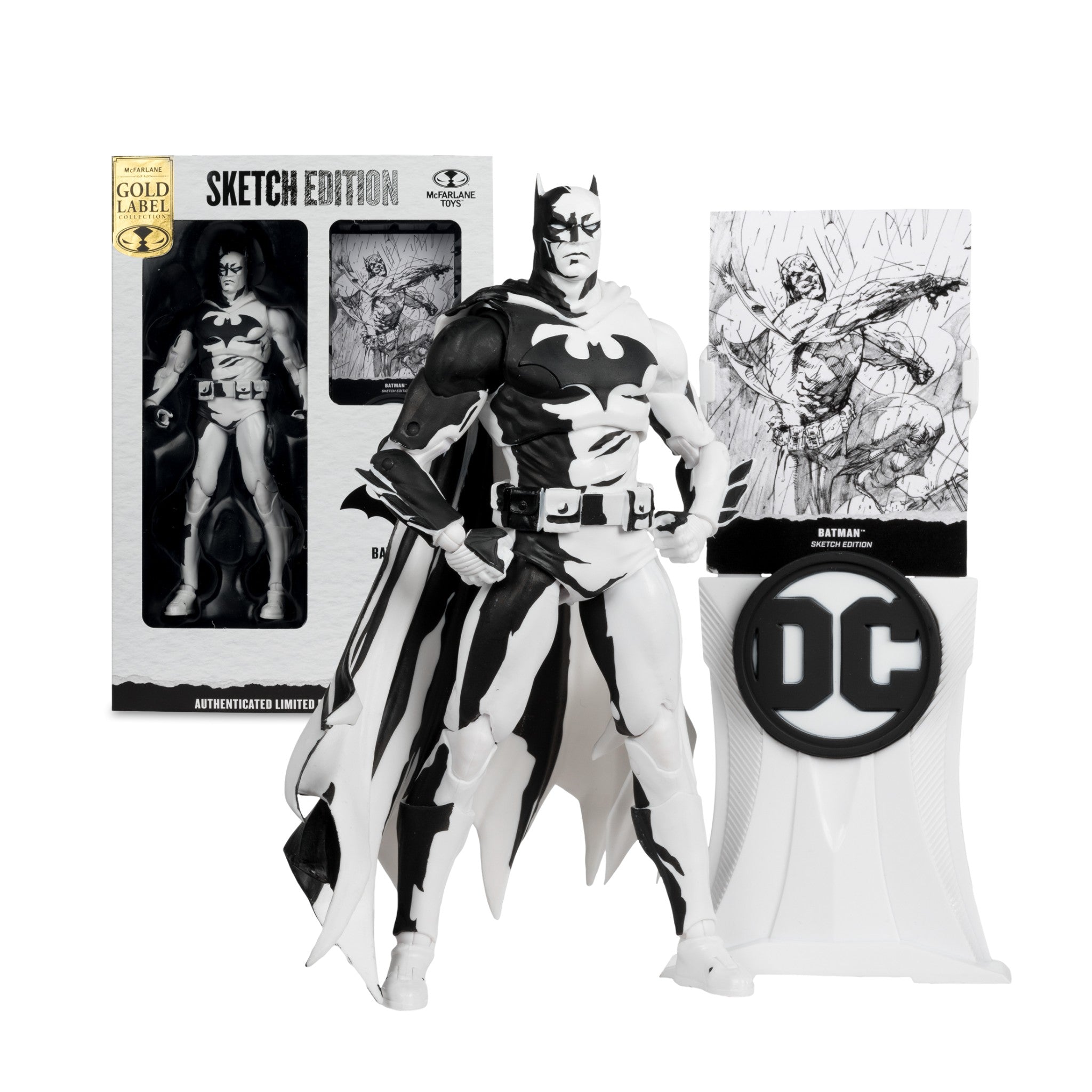 DC Multiverse Sketch Edition Batman Hush Gold Label - McFarlane Toys