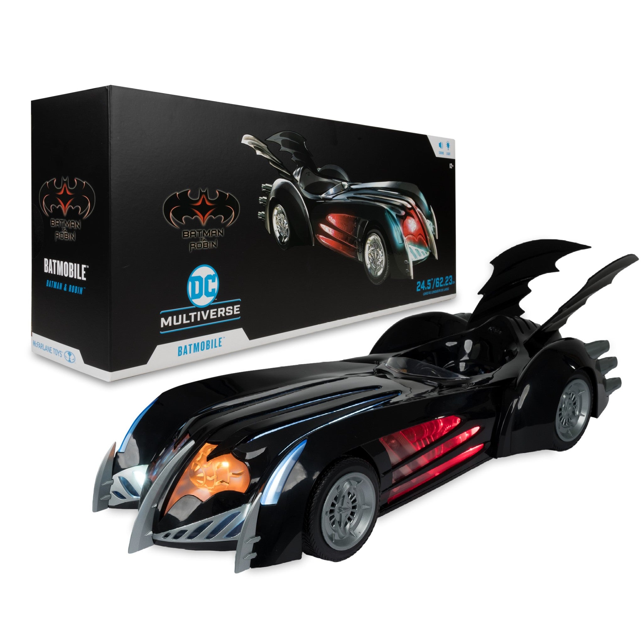 DC Multiverse Batman & Robin Batmobile with Lights & Sounds - McFarlane Toys