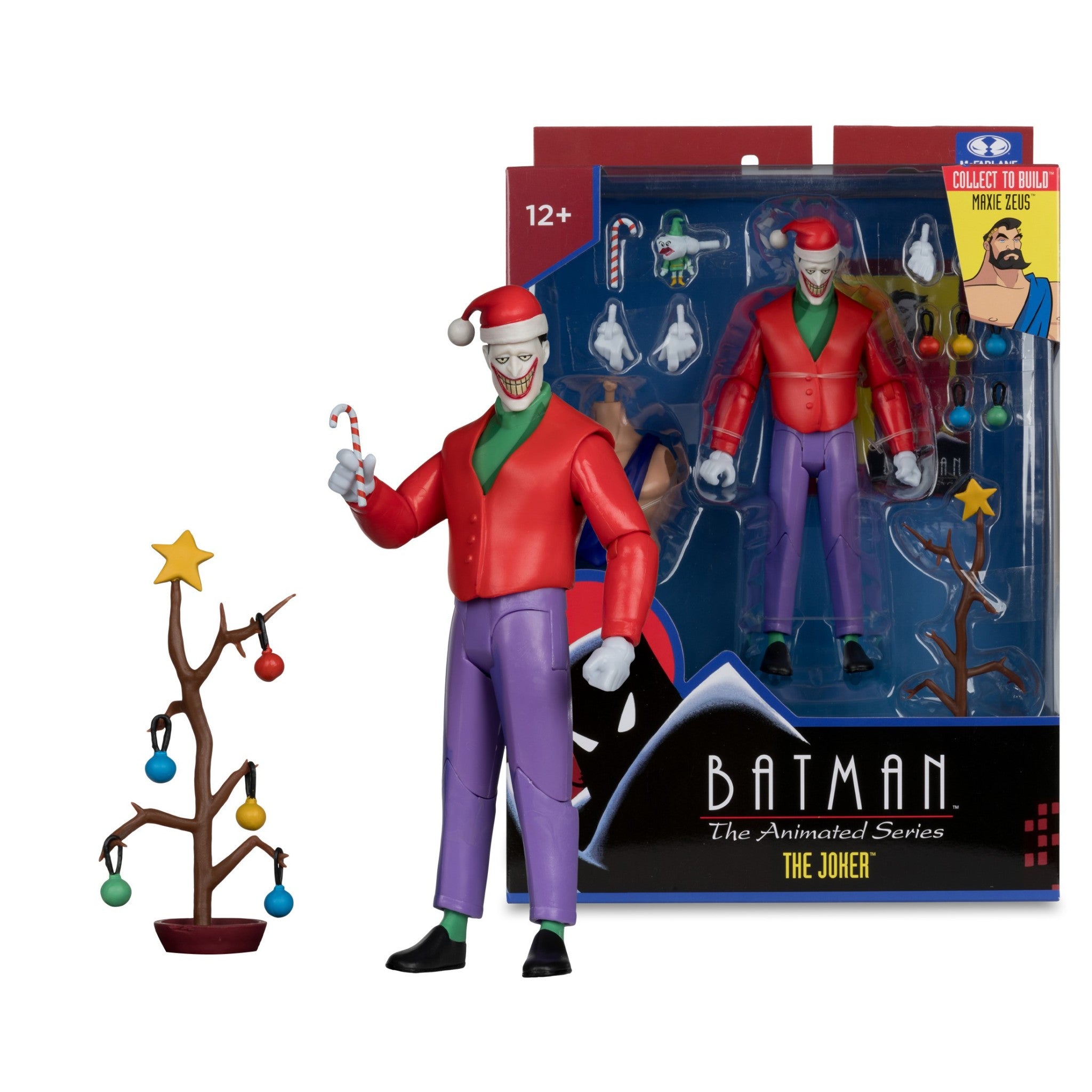 DC Direct BTAS Batman the Animated Series Christmas with Joker BAF Maxie Zeus