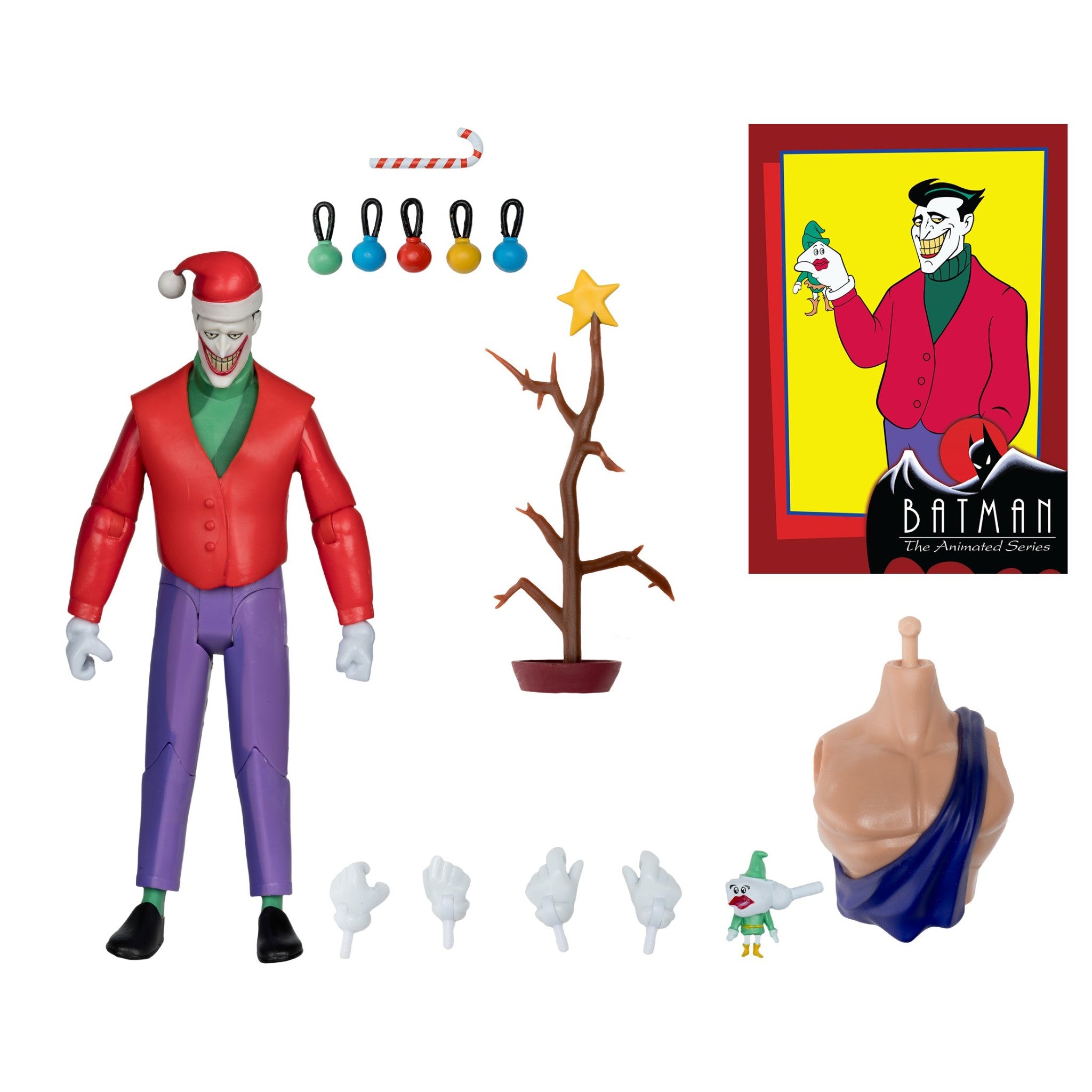 DC Direct BTAS Batman the Animated Series Christmas with Joker BAF Maxie Zeus - 0