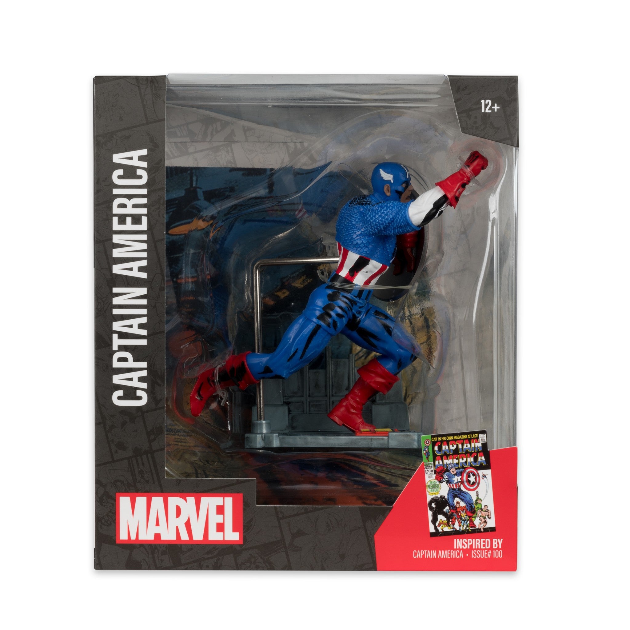 Marvel Captain America 1:10 Scale Captain America #100 - McFarlane Toys