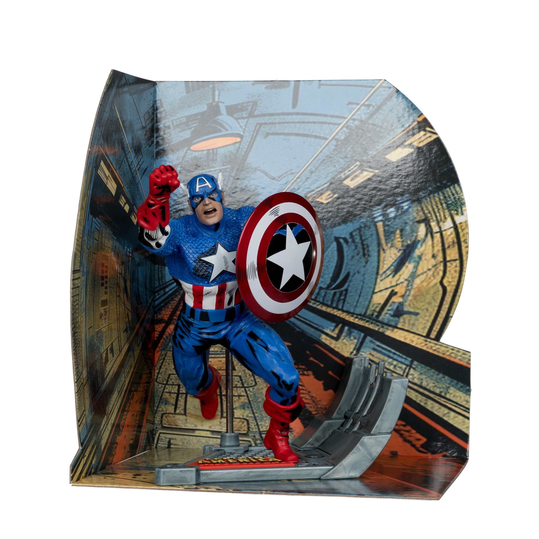 Marvel Captain America 1:10 Scale Captain America #100 - McFarlane Toys