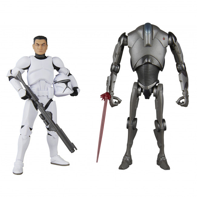 Star Wars Black Series 6" Phase I Clone Trooper & Super Battle Droid - 0