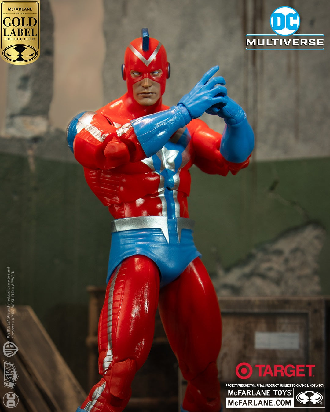 DC Multiverse JSA Commander Steel Gold Label - McFarlane Toys