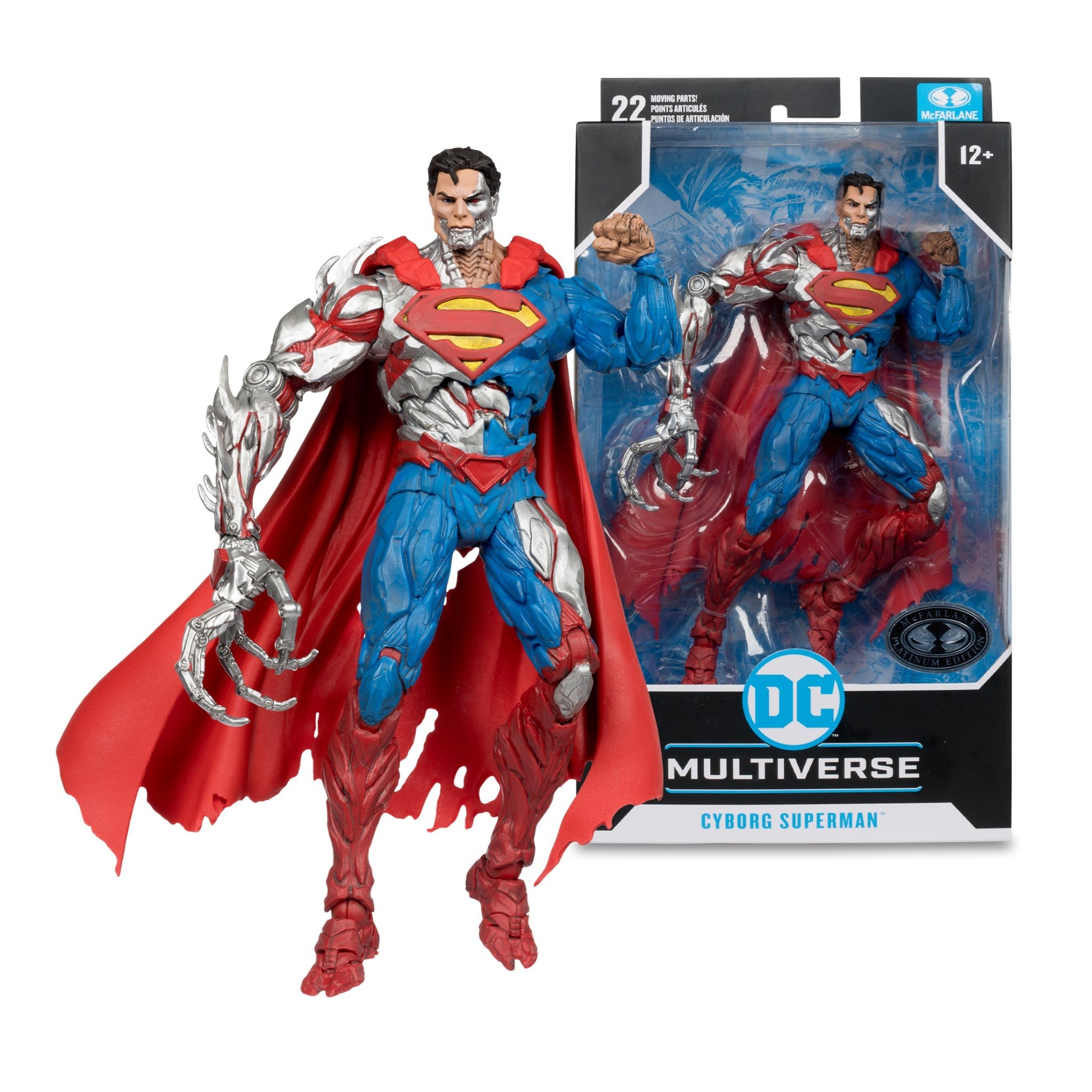 DC Multiverse New 52 Cyborg Superman PLATINUM - McFarlane Toys