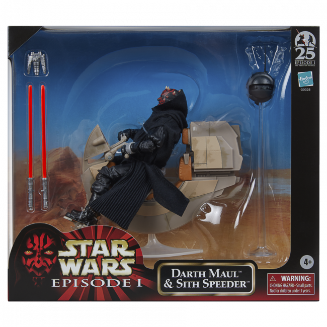 Star Wars Black Series 6" Darth Maul & Sith Speeder