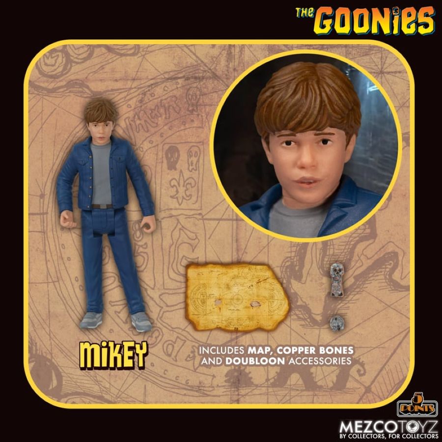 The Goonies 5 Points Figure Set of 5 - Mezco Toys