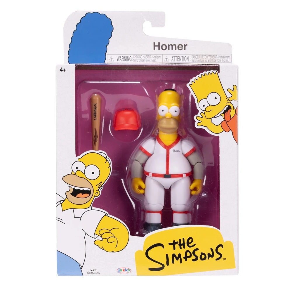 The Simpsons Homer Softball Team 5" Action Figure - JAKKS Pacific