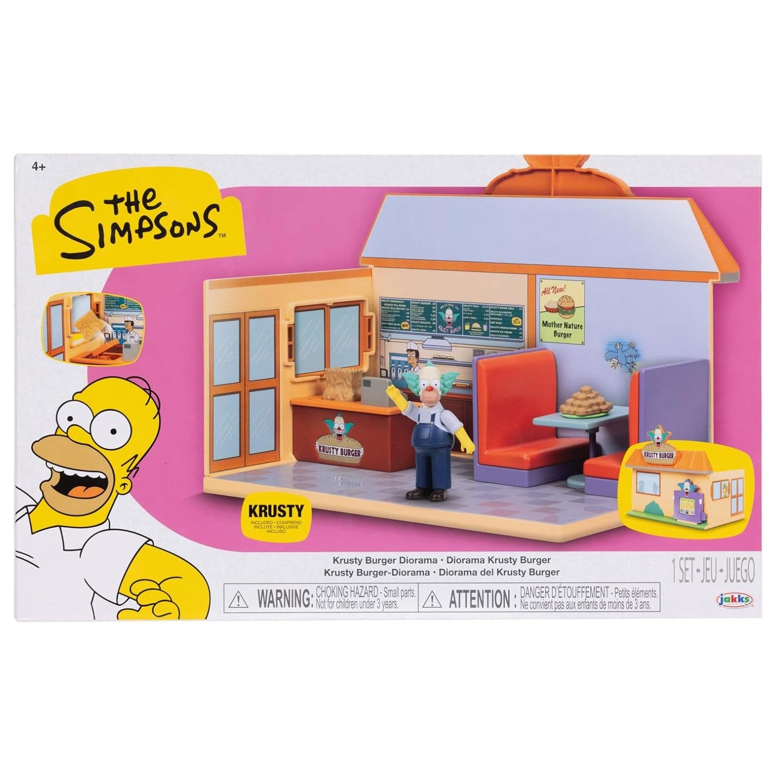 The Simpsons Krusty Burger Diorama - JAKKS Pacific