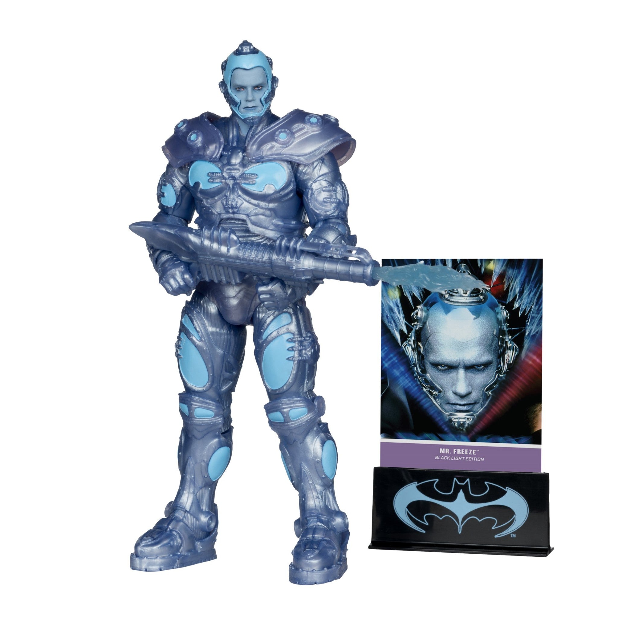 DC Multiverse Batman & Robin Mr Freeze Black Light Edition Gold Label McFarlane