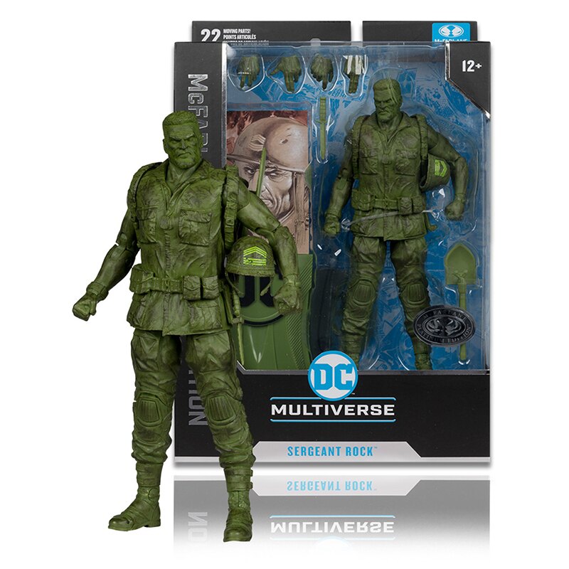 DC Multiverse Collector Edition DC Classic Sergeant Rock PLATINUM - McFarlane