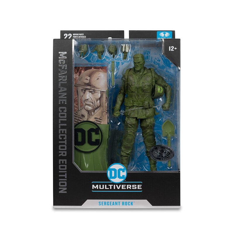 DC Multiverse Collector Edition DC Classic Sergeant Rock PLATINUM - McFarlane