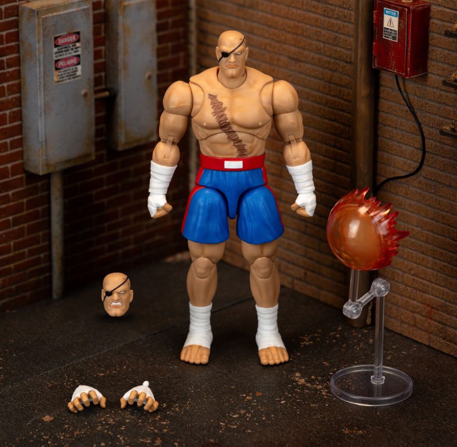 Street Fighter II Sagat 6" Figure - Jada Toys