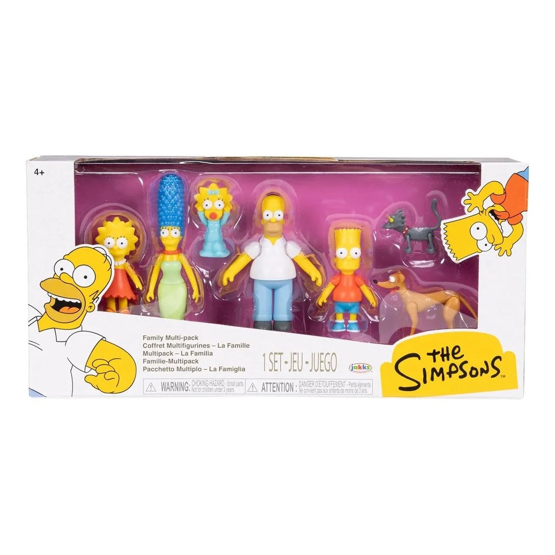 The Simpsons Family Muli-pack 2.5" 7 Figure Set- JAKKS Pacific