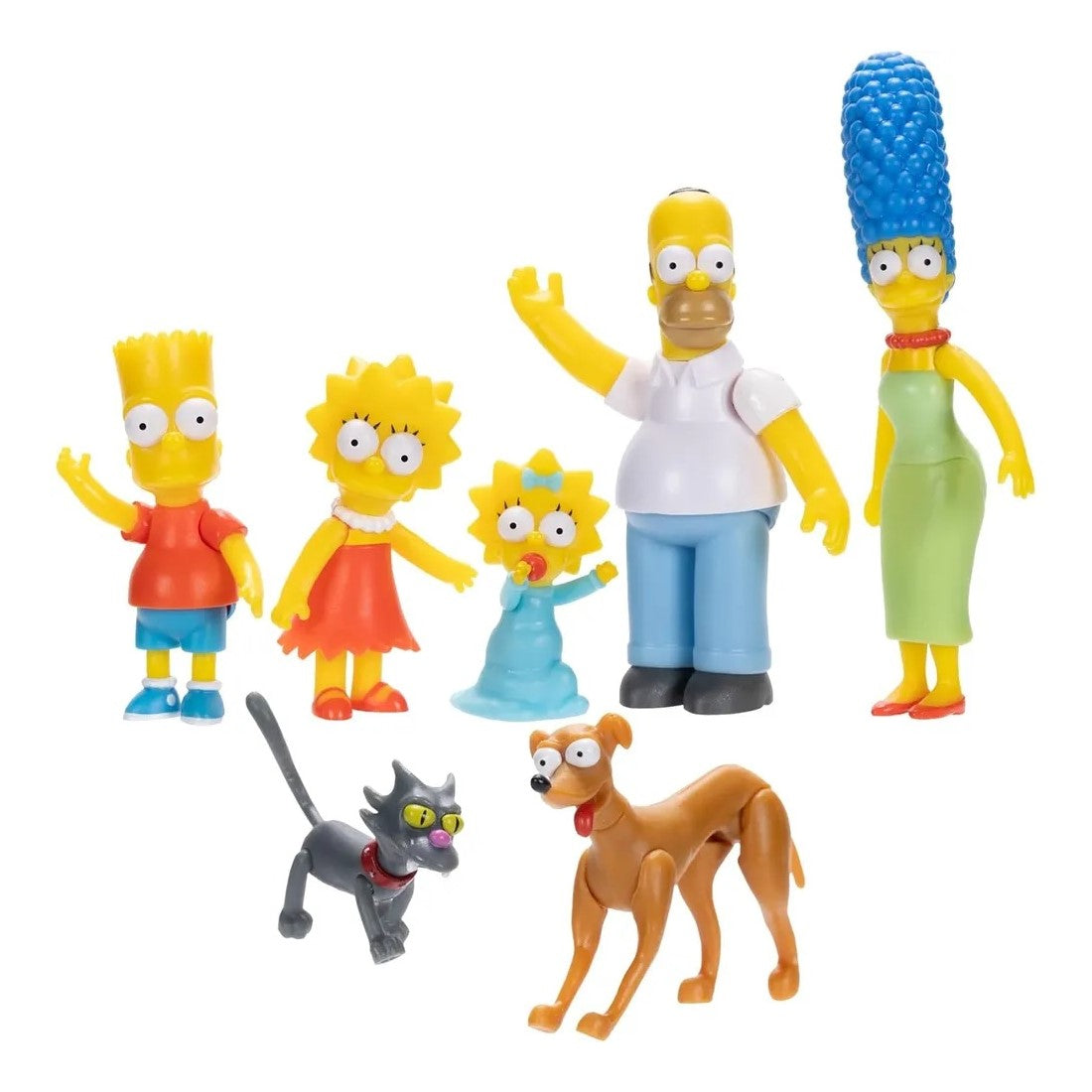 The Simpsons Family Muli-pack 2.5" 7 Figure Set- JAKKS Pacific - 0