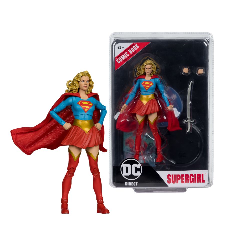 DC Direct Page Punchers Supergirl Woman of Tomorrow 7" with Comic - McFarlane