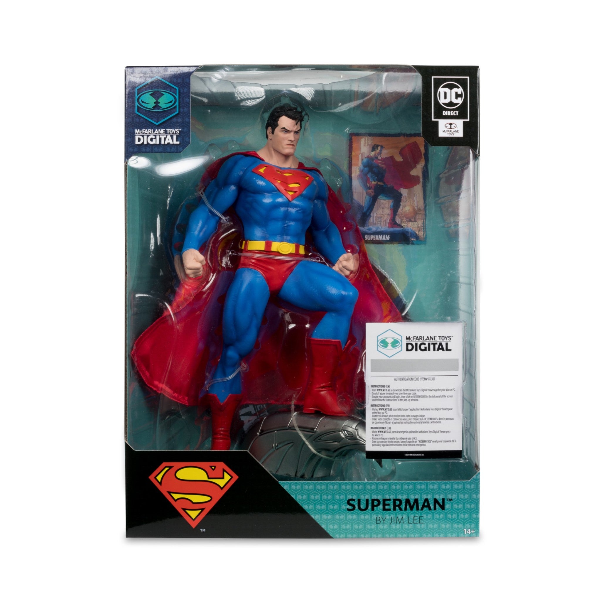 DC Multiverse DC Direct Superman by Jim Lee 1:6 12" Digital - McFarlane Toys