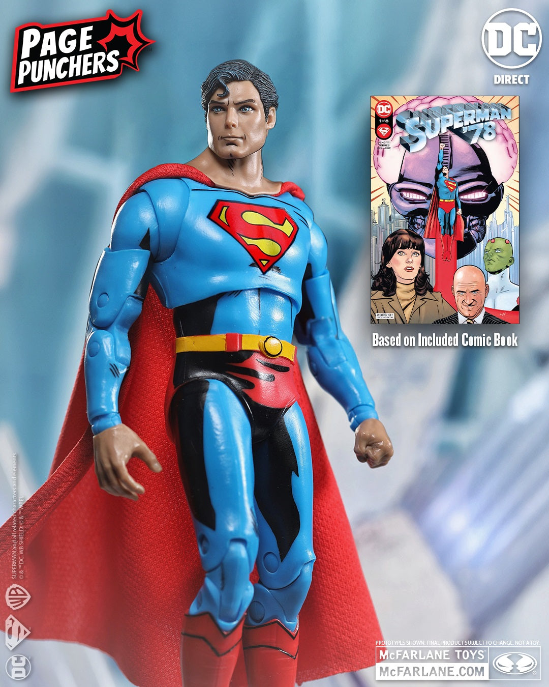 DC Direct Page Punchers Superman 7" Superman 78 - McFarlane Toys