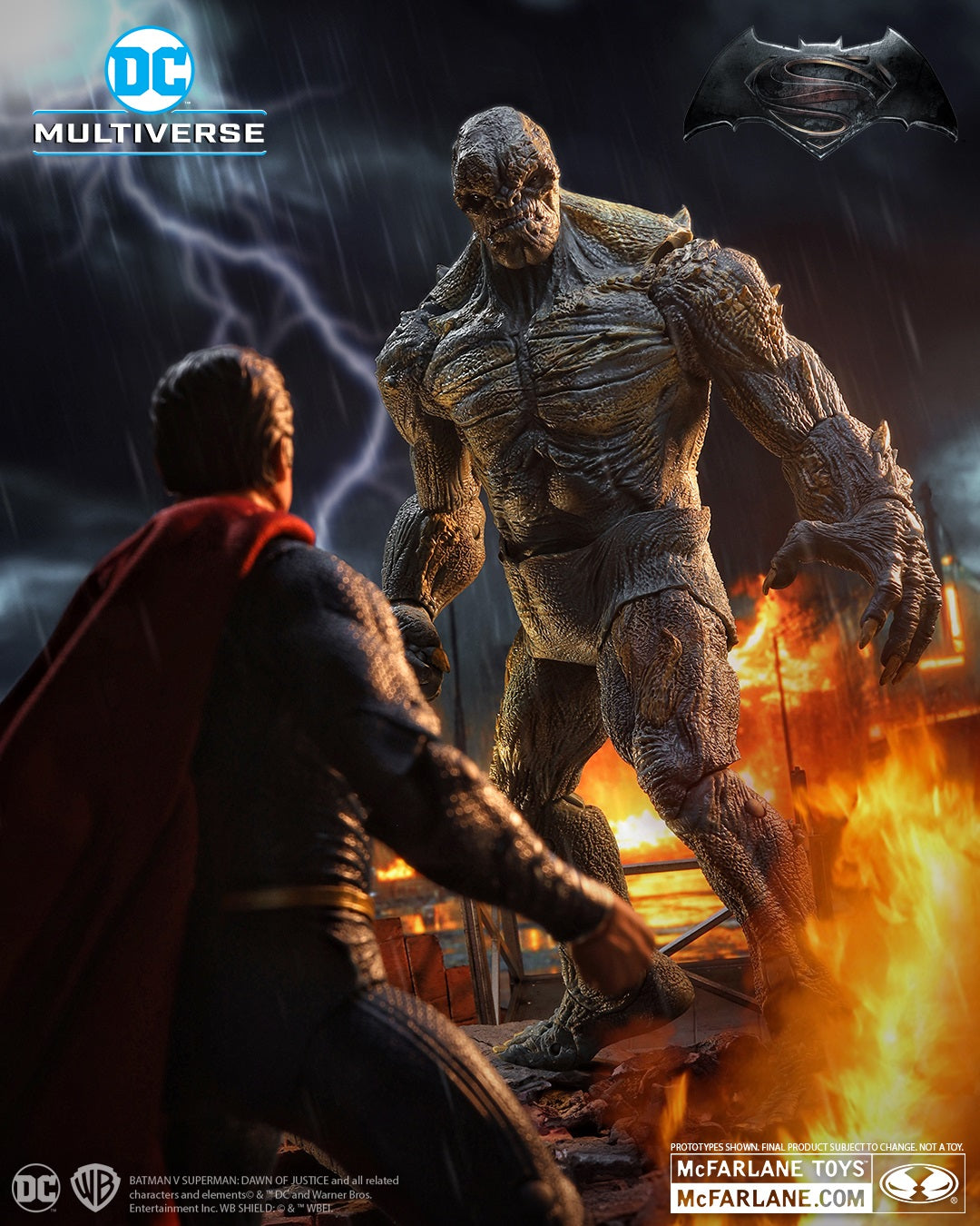 DC Multiverse Batman vs Superman Doomsday vs Superman 2 Pack - McFarlane Toys