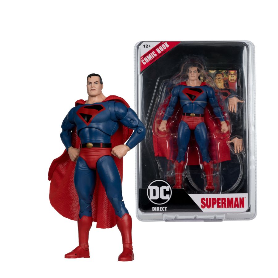 DC Direct Page Punchers Superman Kingdom Come 7" with Comic - McFarlane