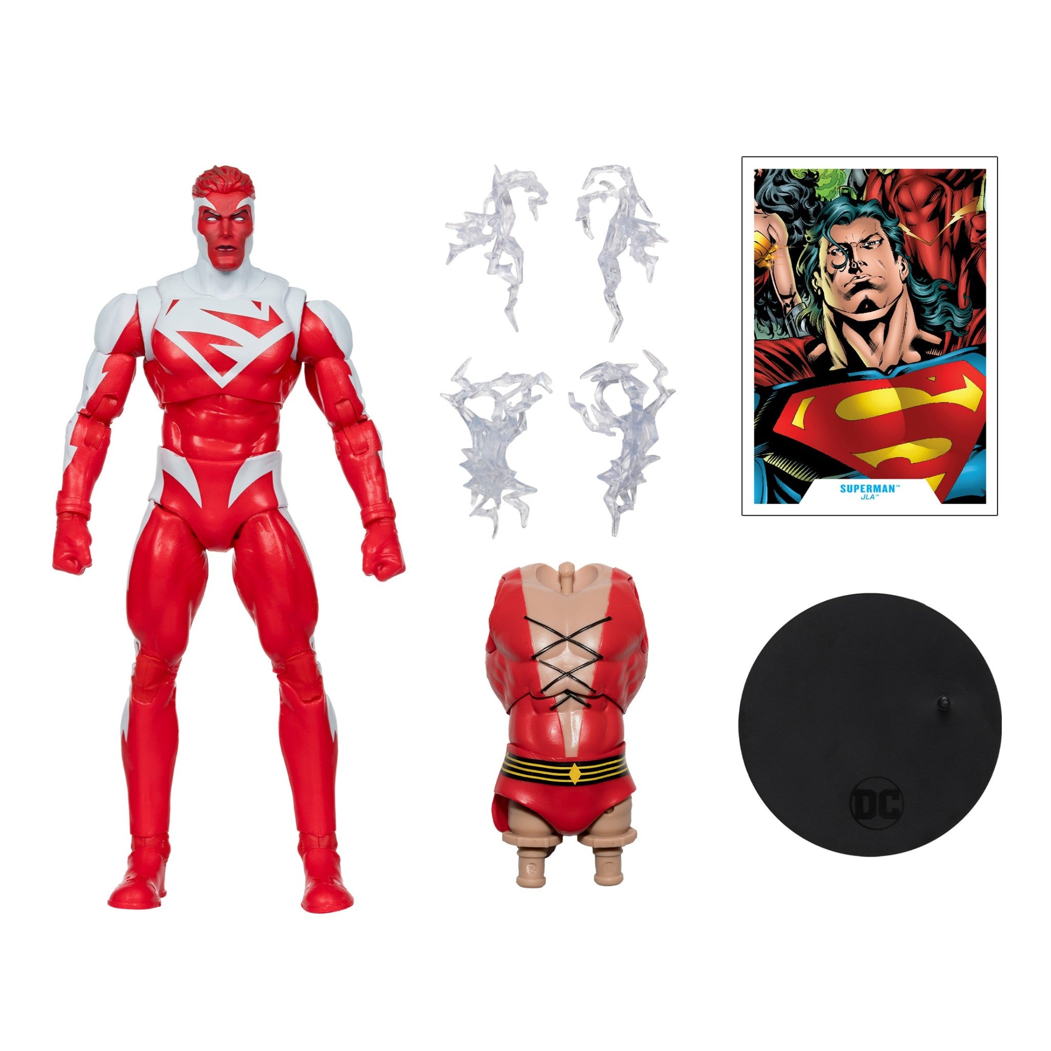 DC Multiverse JLA Superman BAF Plastic Man PLATINUM - McFarlane Toys - 0