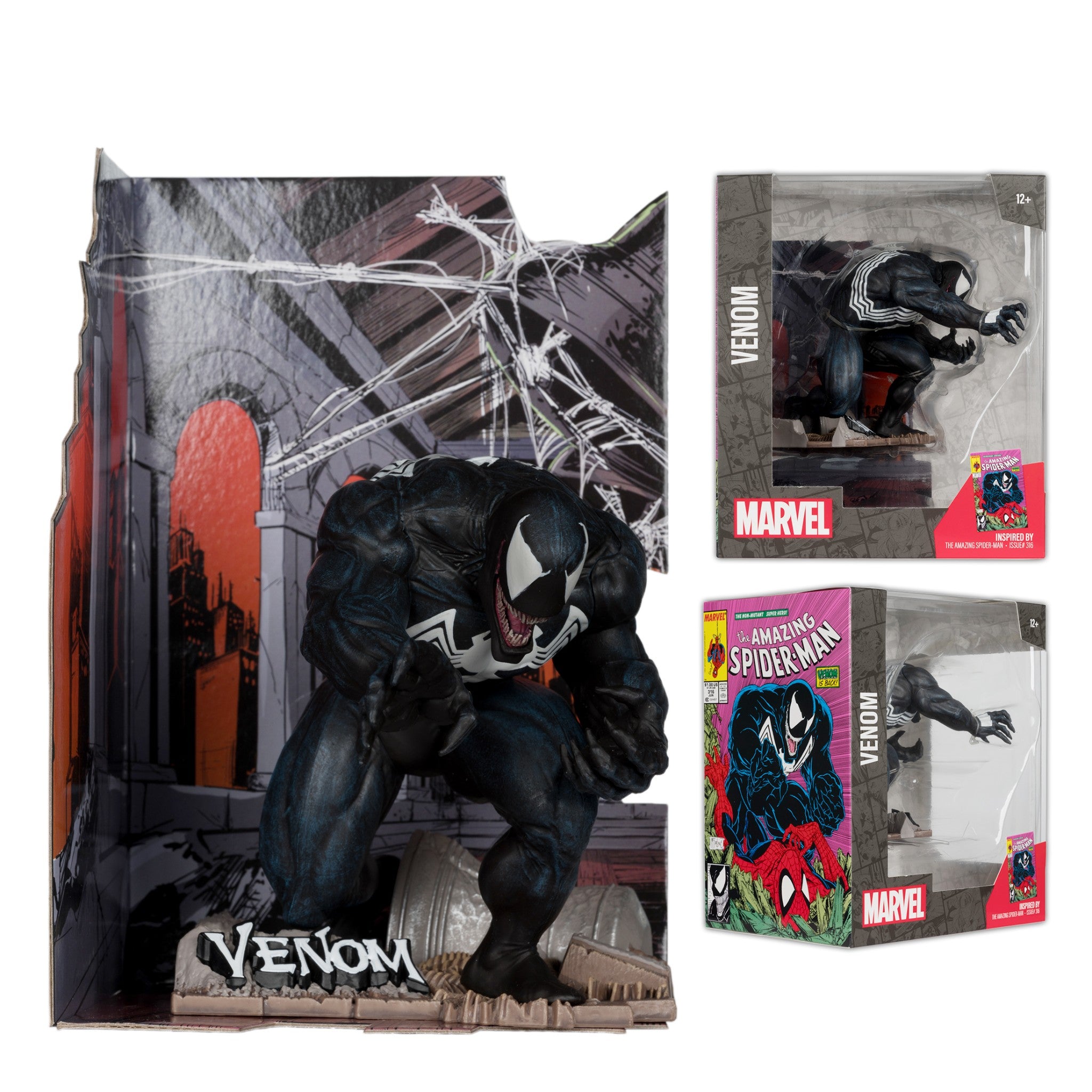 Marvel Venom 1:10 Scale The Amazing Spider-Man #316 - McFarlane Toys