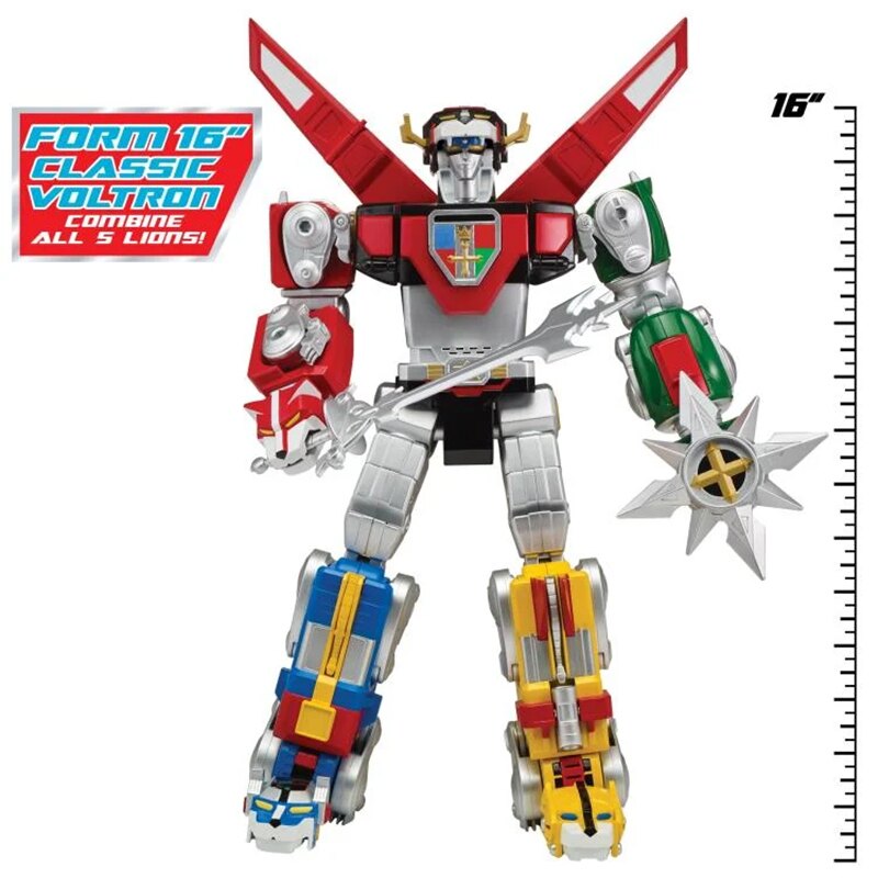 Voltron 84 40th Anniversary Set of 5 Lions Build-A-Figure - Playmates Toys