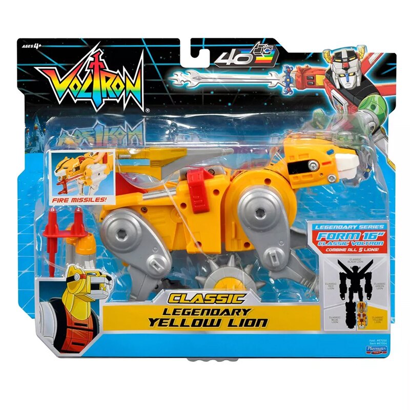 Voltron 84 40th Anniversary Set of 5 Lions Build-A-Figure - Playmates Toys