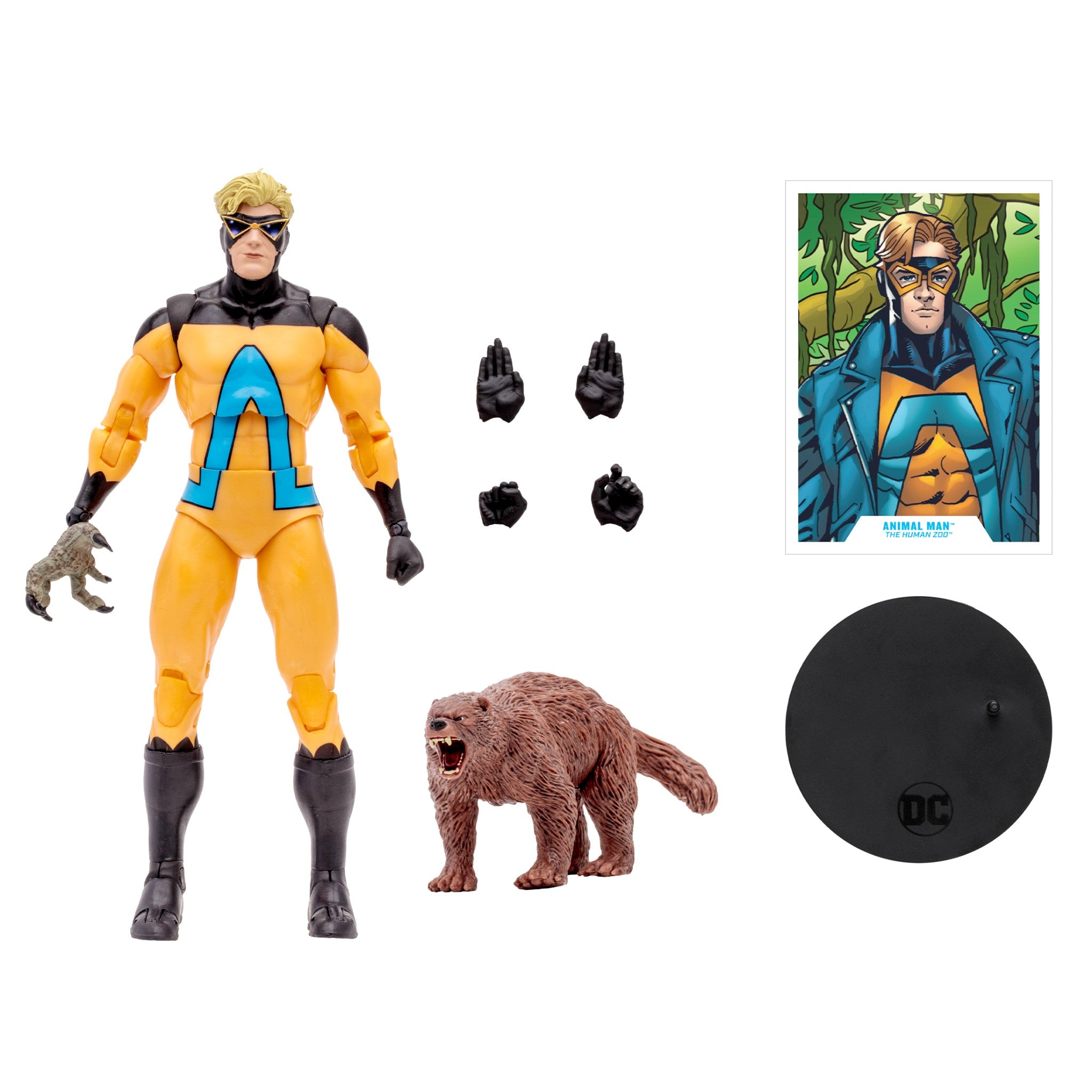 DC Multiverse The Human Zoo Animal Man Gold Label - McFarlane Toys - 0